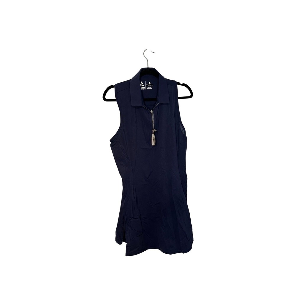 Adair Active Womens XL Sleeveless Navy Blue Circle Dress Golf Tennis